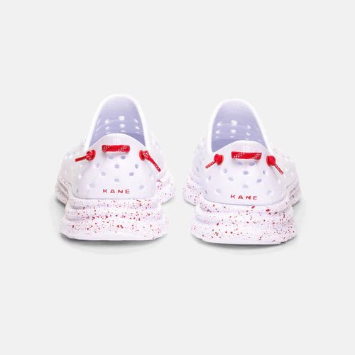 Seliga ShoesKane Footwear Revive - All White/Red Speckle
