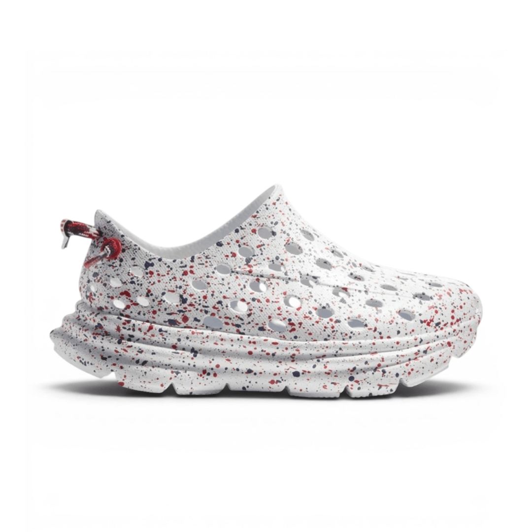 Kane Footwear Revive Kids - Stars & Stripes White AOP