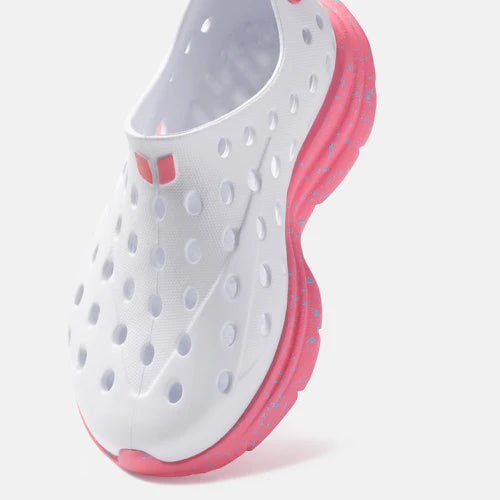 Kane Footwear Revive Kids - White/Strawberry Pink Speckle