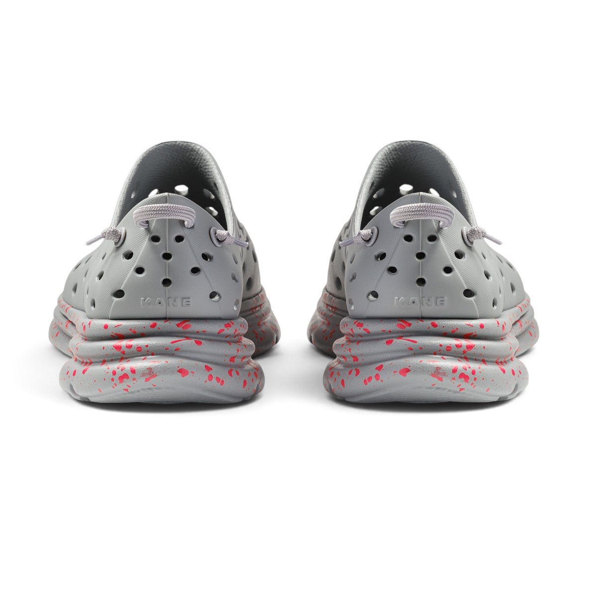 Kane Footwear Revive - Moon Gray/True Red Speckle