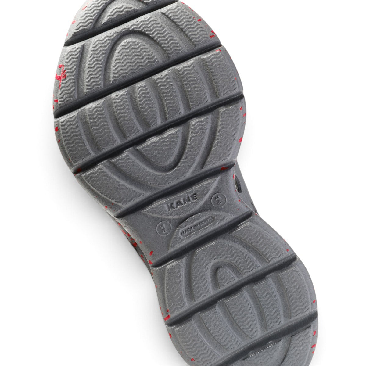 Kane Footwear Revive - Moon Gray/True Red Speckle