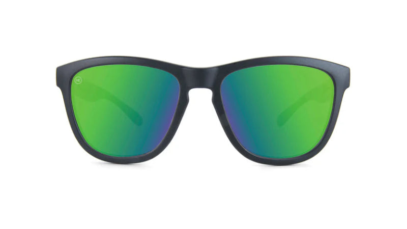 Knockaround Kids Premiums Sunglasses - Black/Green Moonshine