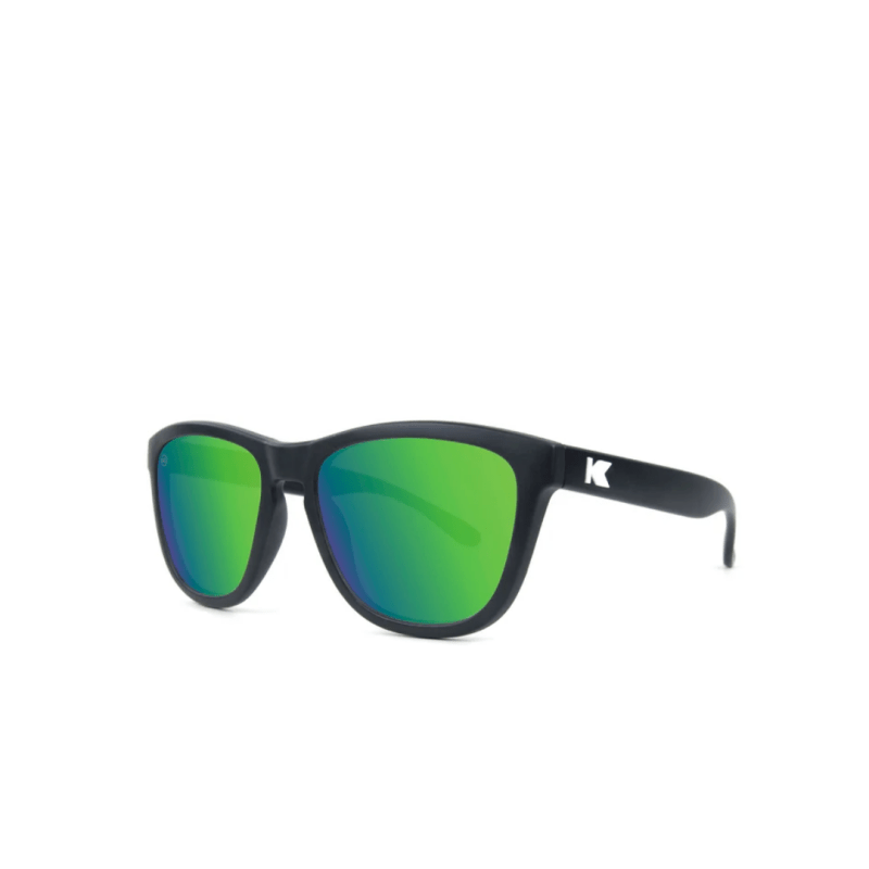 Knockaround Kids Premiums Sunglasses - Black/Green Moonshine