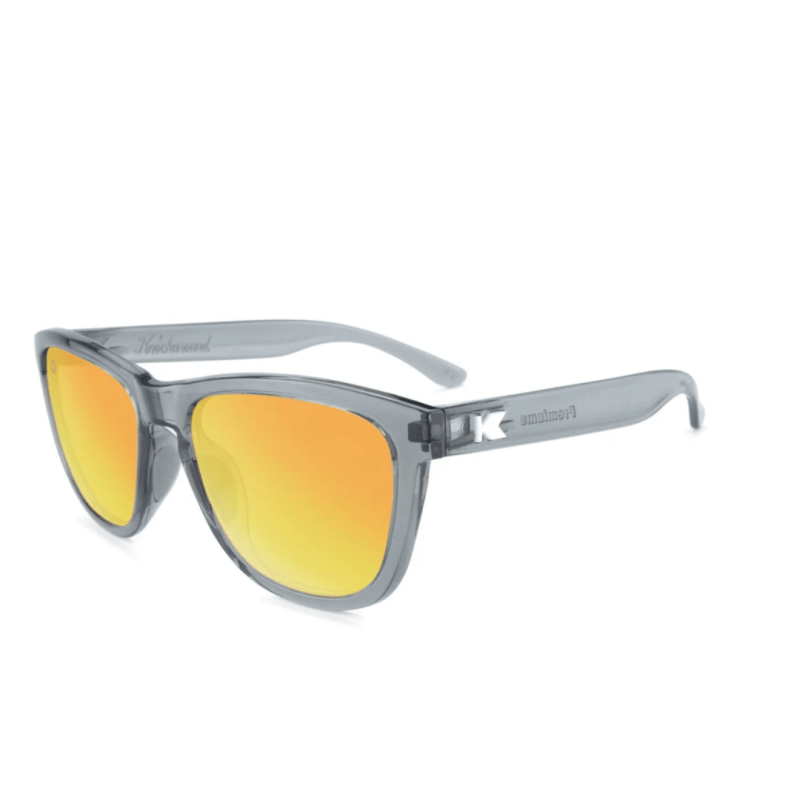 Knockaround Premiums Sport Sunglasses - Clear Grey/Sunset