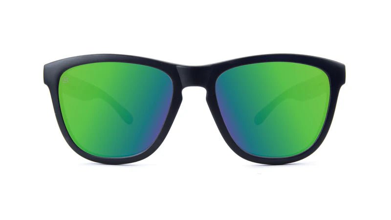 Knockaround Premiums Sunglasses - Black/Green Moonshine
