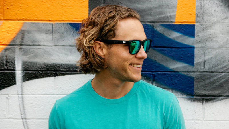 Knockaround Premiums Sunglasses - Black/Green Moonshine