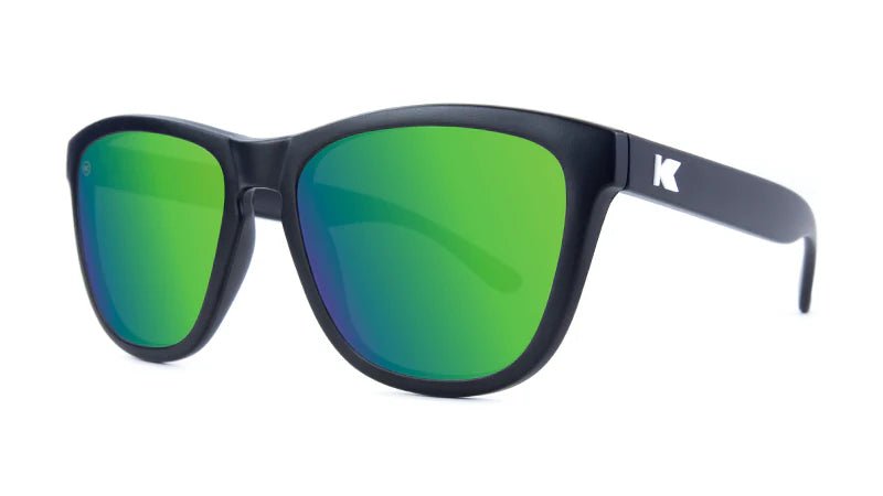 Knockaround Premiums Sunglasses - Black/Green Moonshine