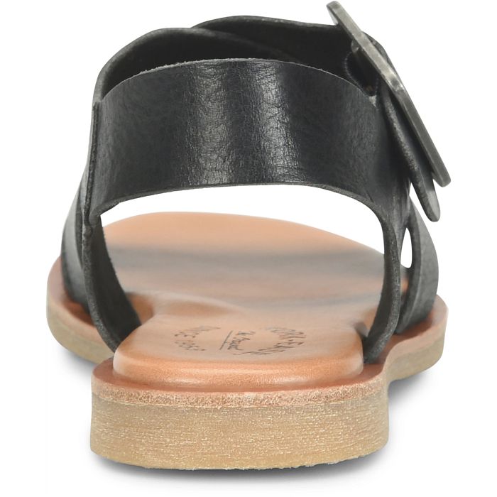 Kork-Ease Women's Dara Flat Sandal - Black