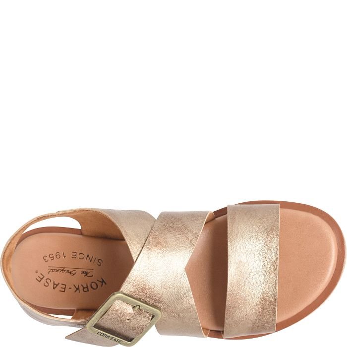 Kork - Ease Women's Dara Flat Sandal - Bronze