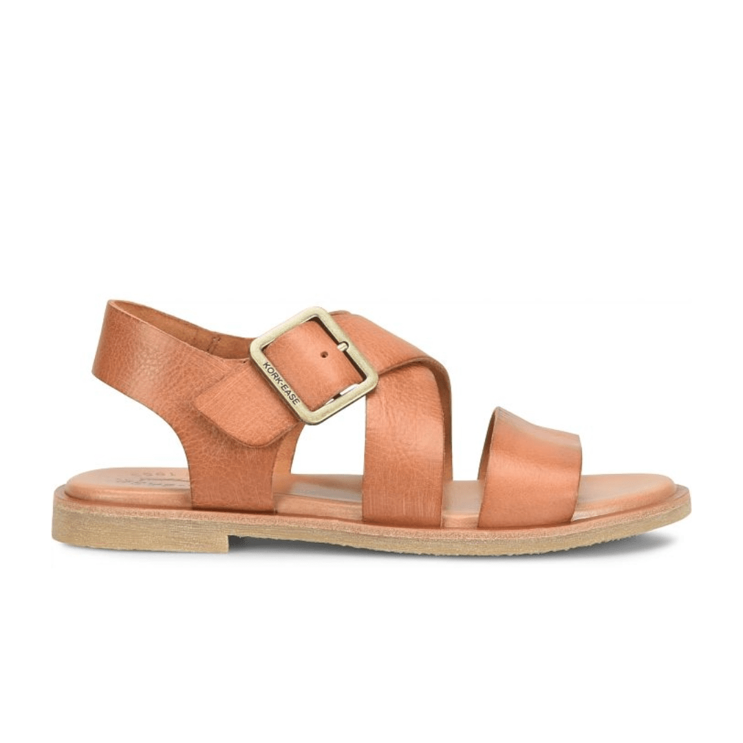 Kork-Ease Women's Dara Flat Sandal - Rust