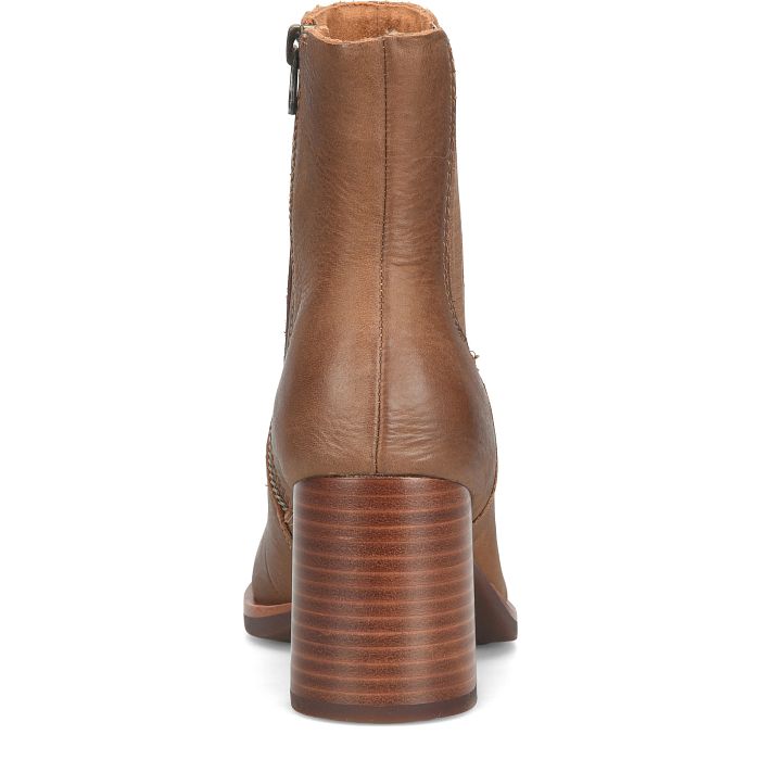 Kork-Ease Women's Sioux Block Heel Bootie - Brown
