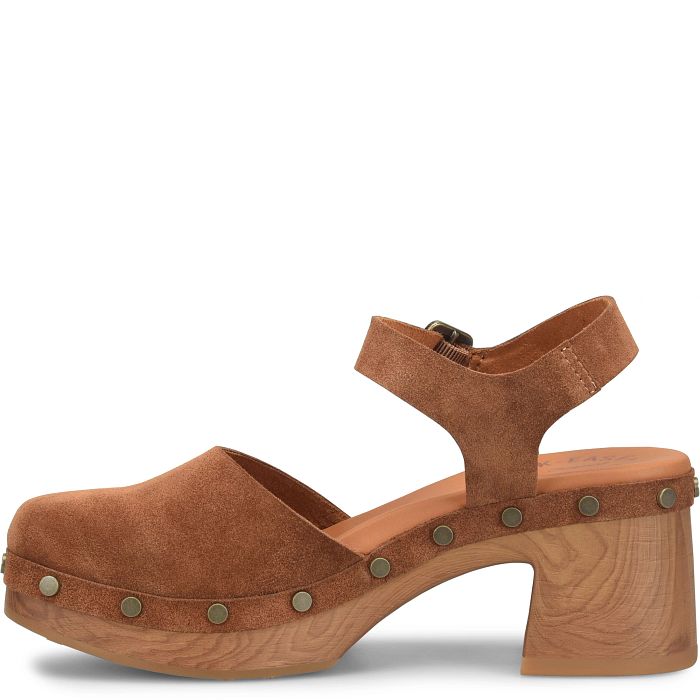 Kork-Ease Women's Tribeca Platform Clog - Tan Suede