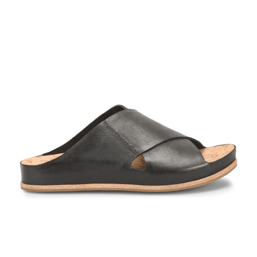 Kork - Ease Women's Tutsi Cross - Band Slide Sandal - Black
