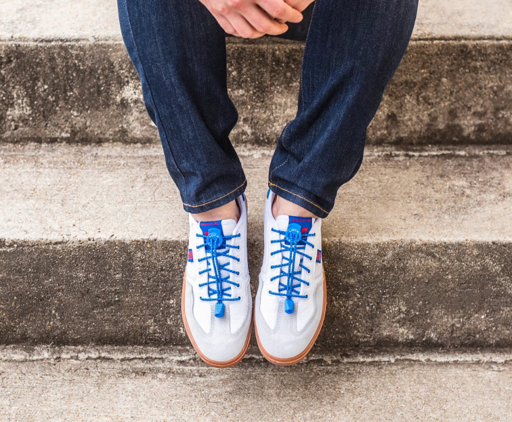 Lock Laces Original No - Tie Shoelaces - Royal Blue