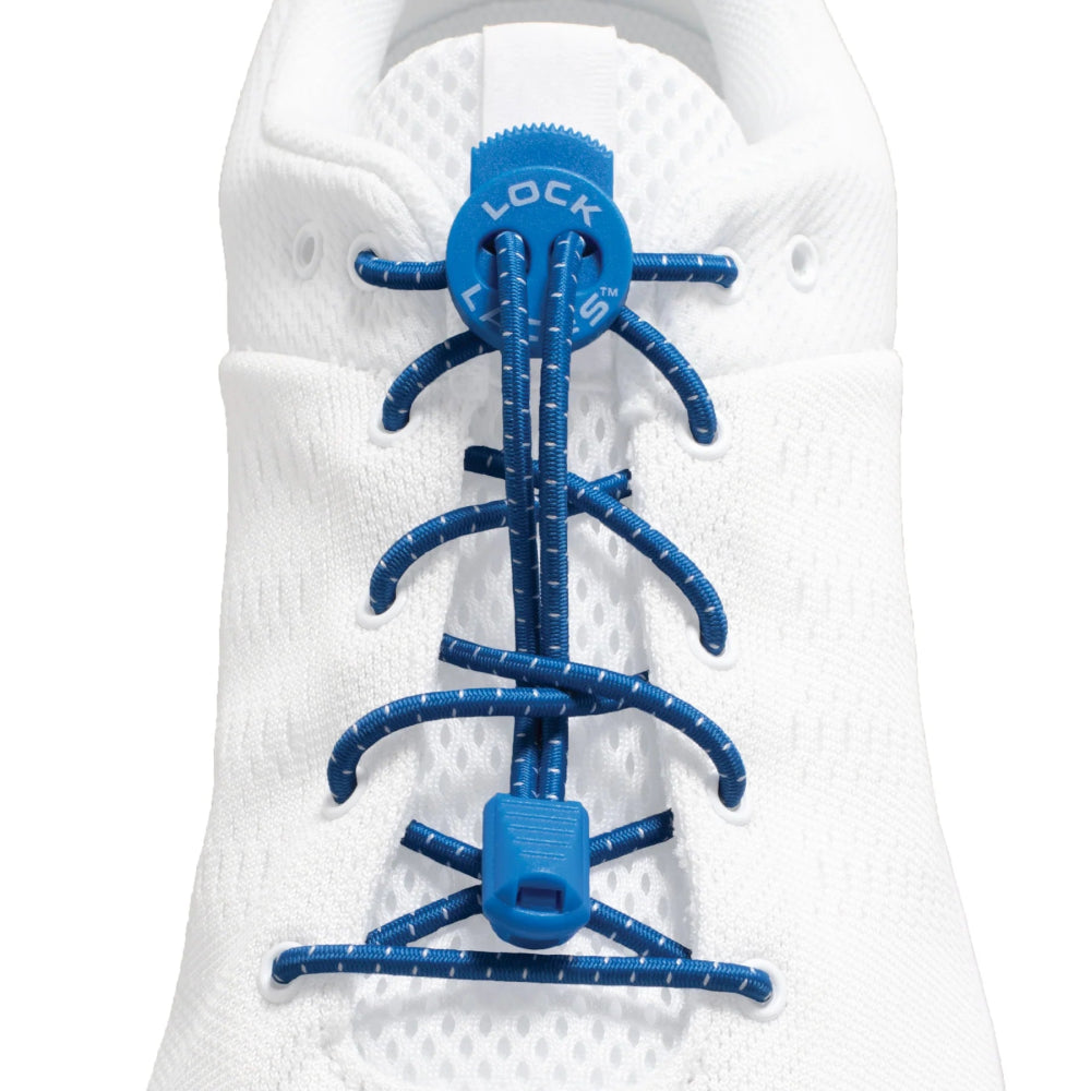 Lock Laces Original No - Tie Shoelaces - Royal Blue