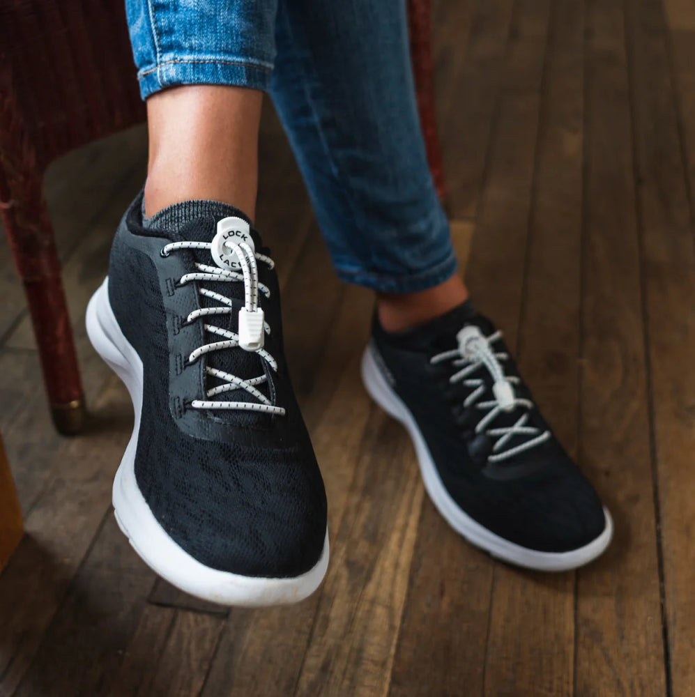 Lock Laces Original No - Tie Shoelaces - White