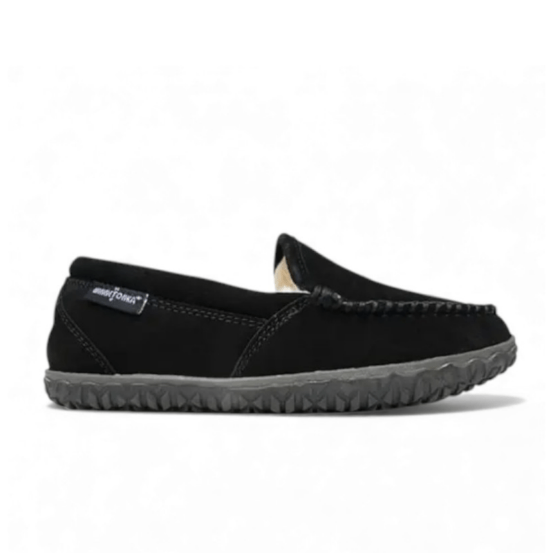 Minnetonka Women's Tempe Moc Slipper - Black