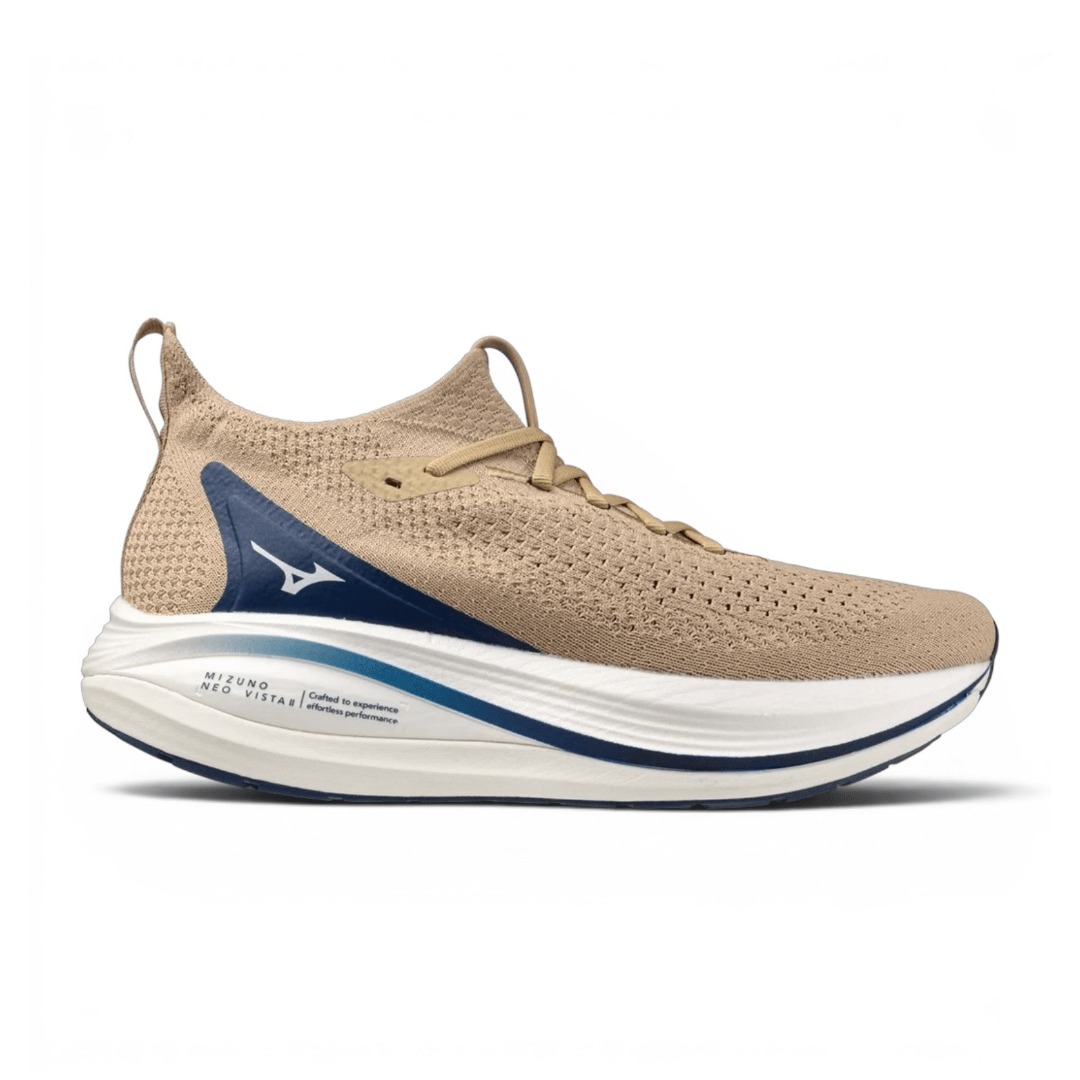 Mizuno Men's Neo Vista 2 Running Shoes - Pale Khaki/White