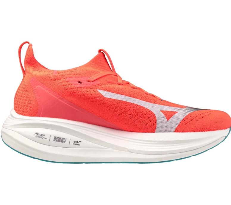 Mizuno Men's Neo Vista 2 Running Shoes - Striking Coral/White