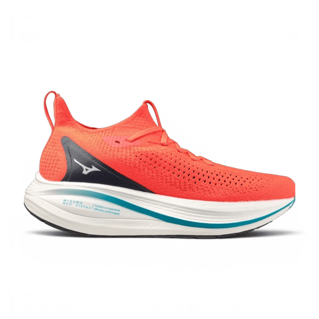Mizuno Men's Neo Vista 2 Running Shoes - Striking Coral/White