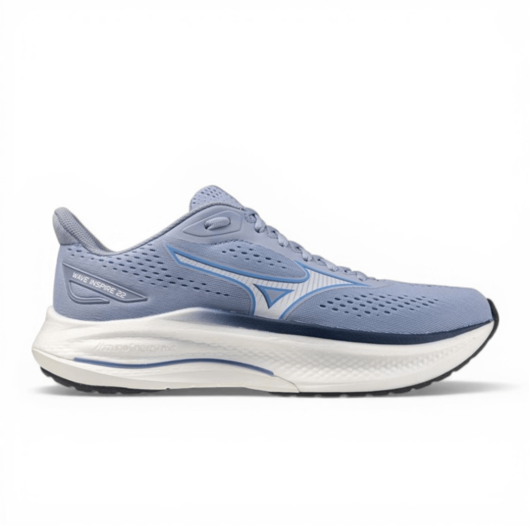 Mizuno Men's Wave Inspire 22 Running Shoes - Eventide/White