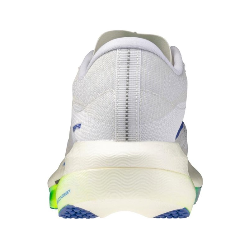 Mizuno Unisex Hyperwarp Pro Running Shoes - White/Lightning Yellow