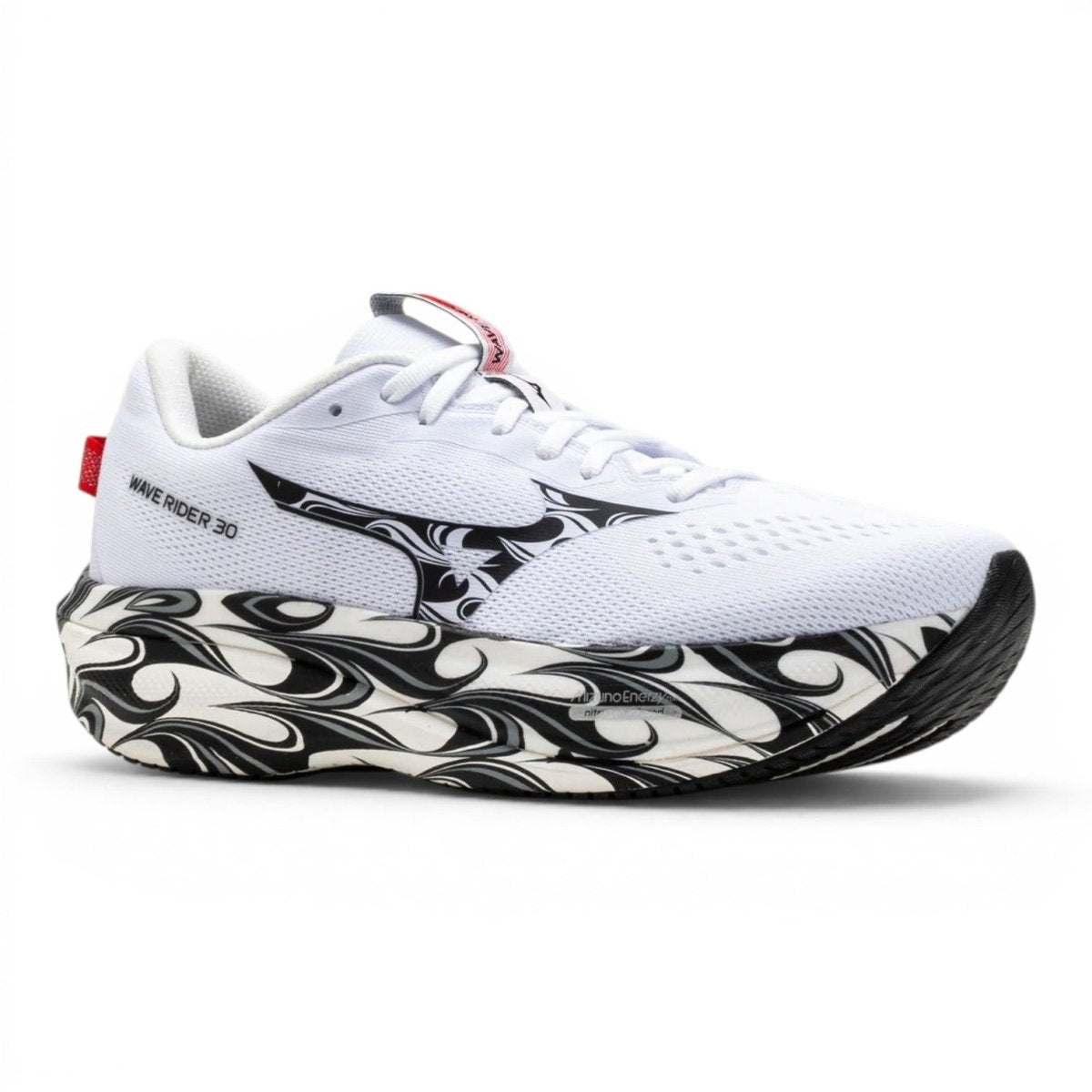 Mizuno Unisex Wave Rider 30 Anniversary Pack - White/Black