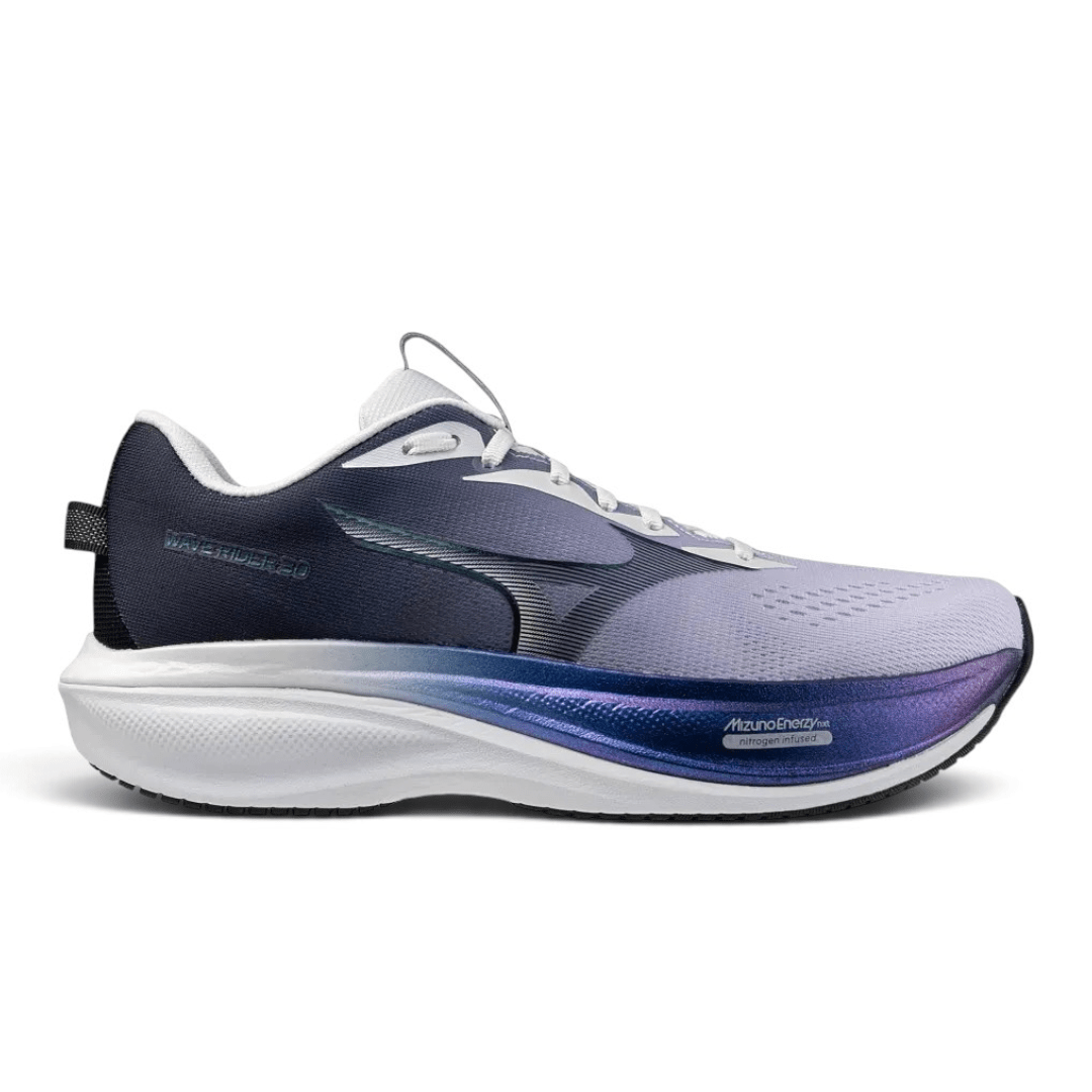 Mizuno Unisex Wave Rider 30 Running Shoes - Tsukiakari Lilac Hint/Vulcan