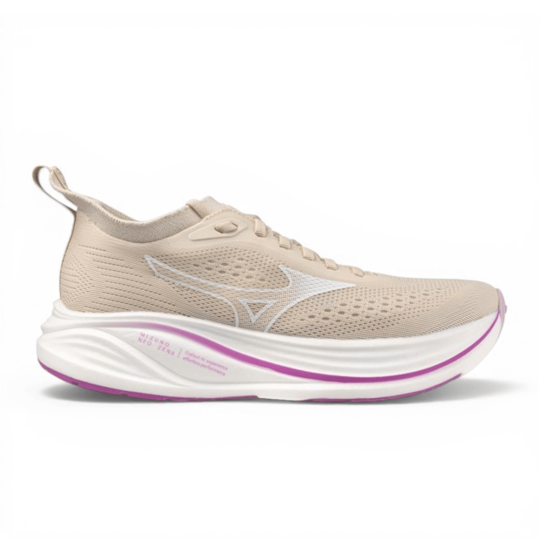 Mizuno Women's Neo Zen 2 Running Shoes - Summer Sand/White