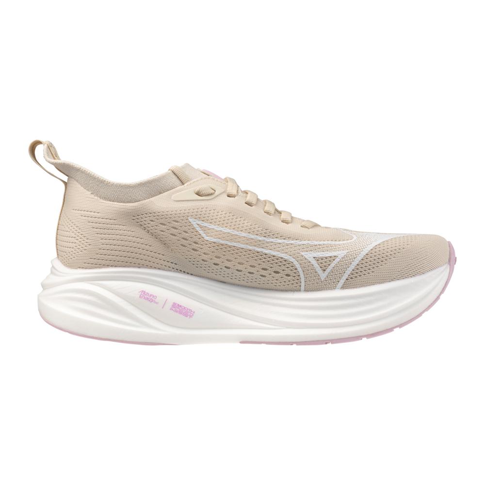 Mizuno Women's Neo Zen 2 Running Shoes - Summer Sand/White