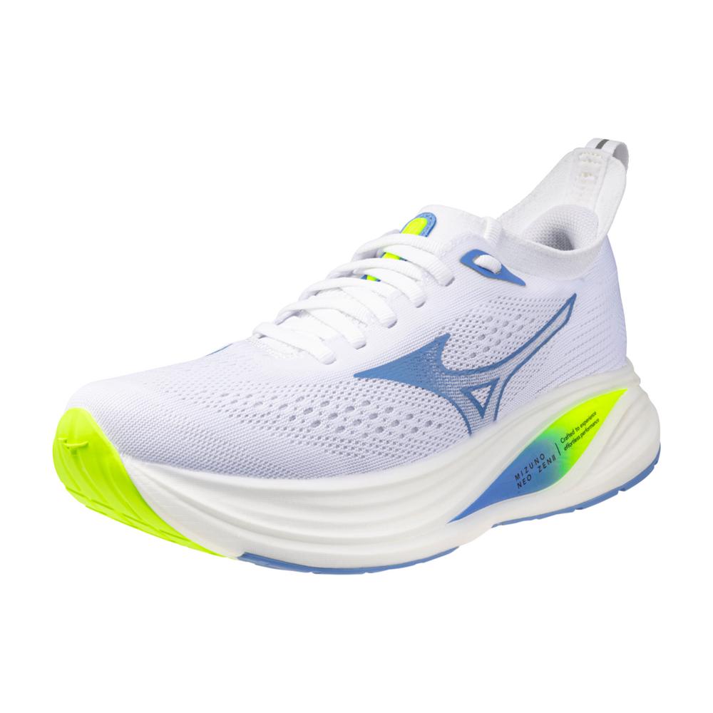 Mizuno Women's Neo Zen 2 Running Shoes - White/Ultramarine