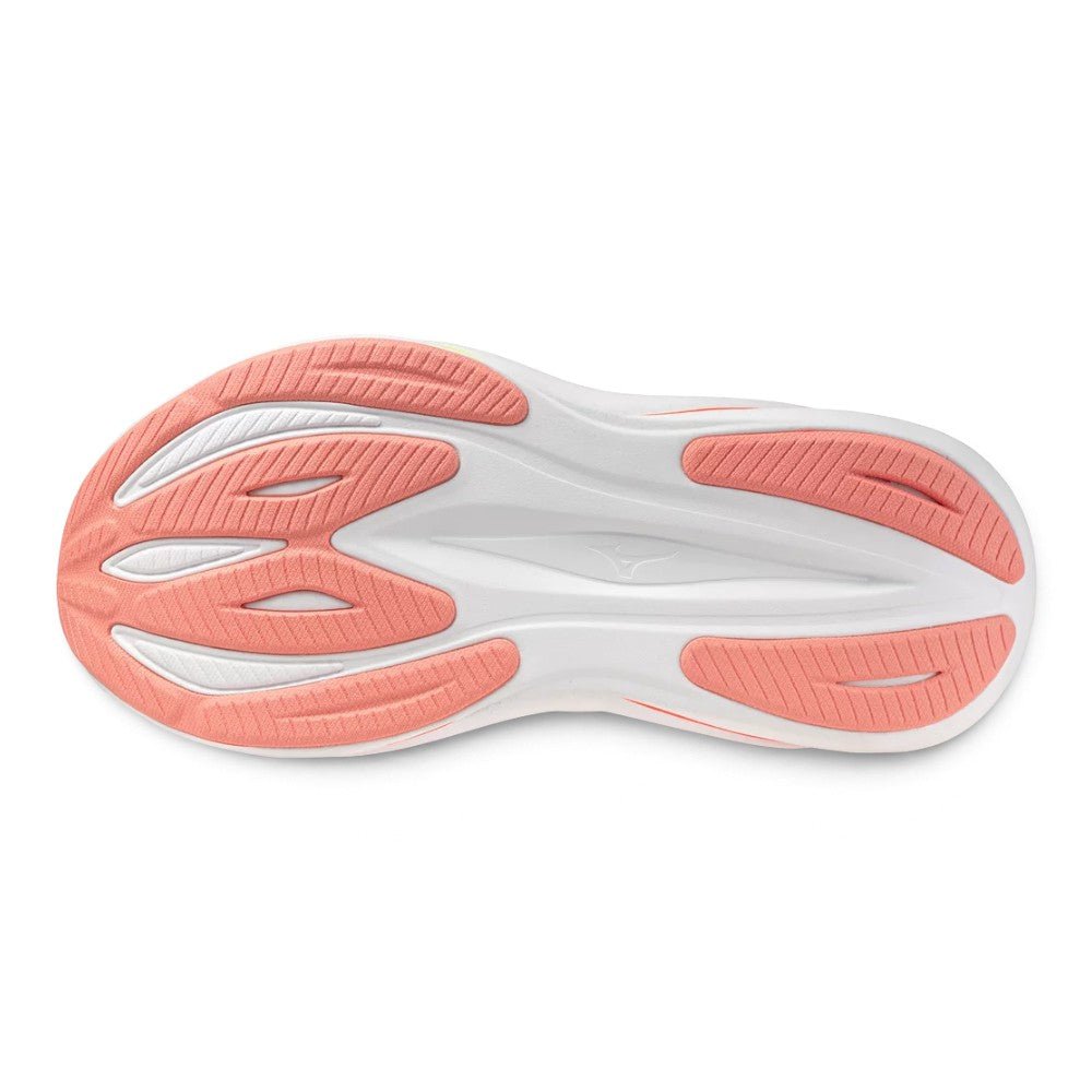 Mizuno Women's Sky Prime Running Shoes - White/Lime Pulp