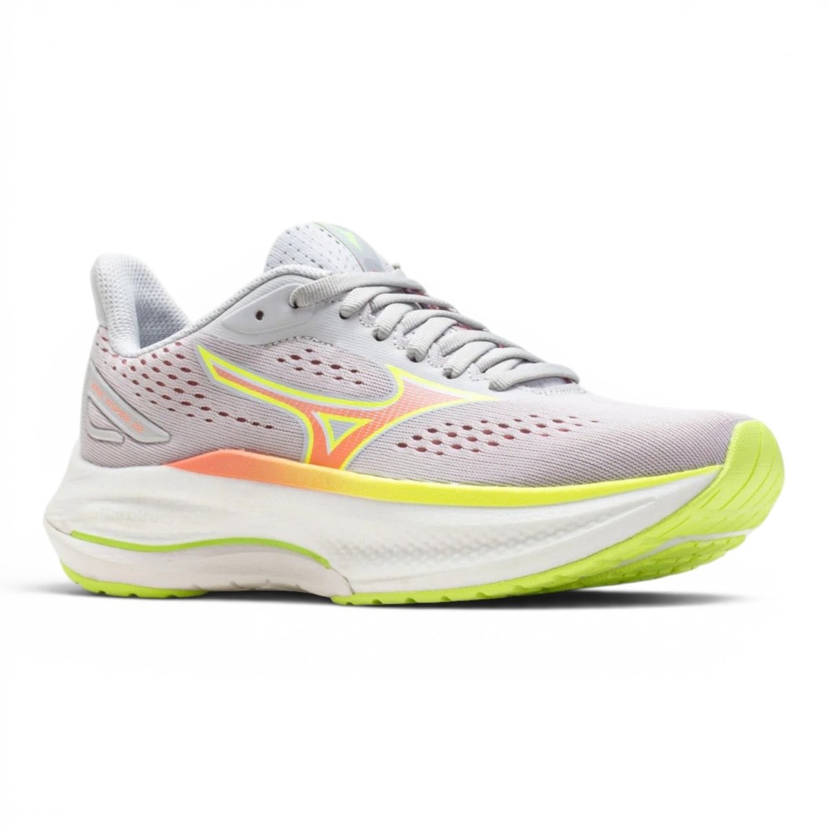 Mizuno Women's Wave Inspire 22 Running Shoes - Cloudscape/Desert Flower