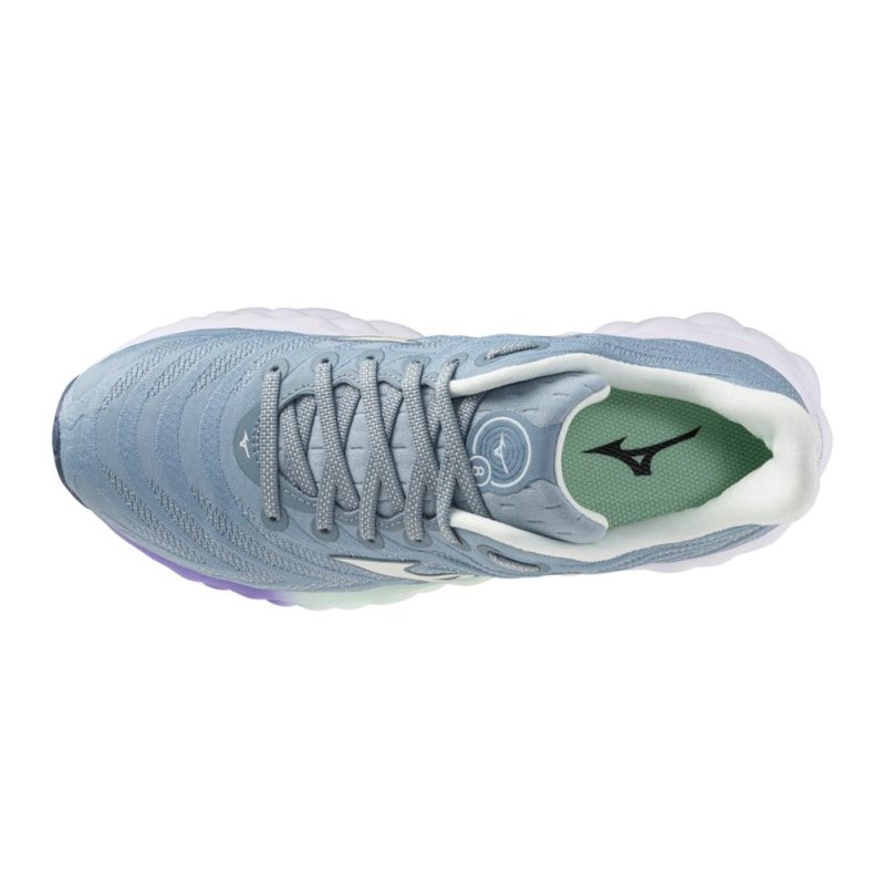 Mizuno Women's Wave Sky 8 - Citadel/Hint of Mint