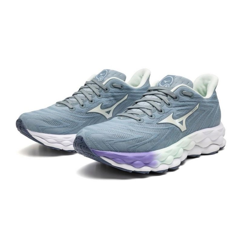 Mizuno Women's Wave Sky 8 - Citadel/Hint of Mint
