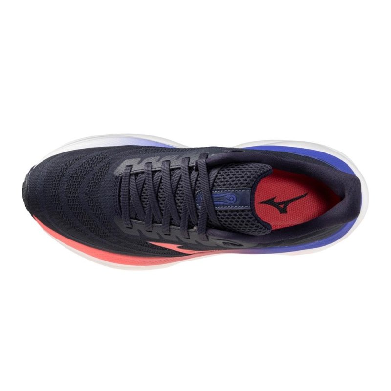 Mizuno Women's Wave Sky 9 - Odyssey Grey/Striking Coral