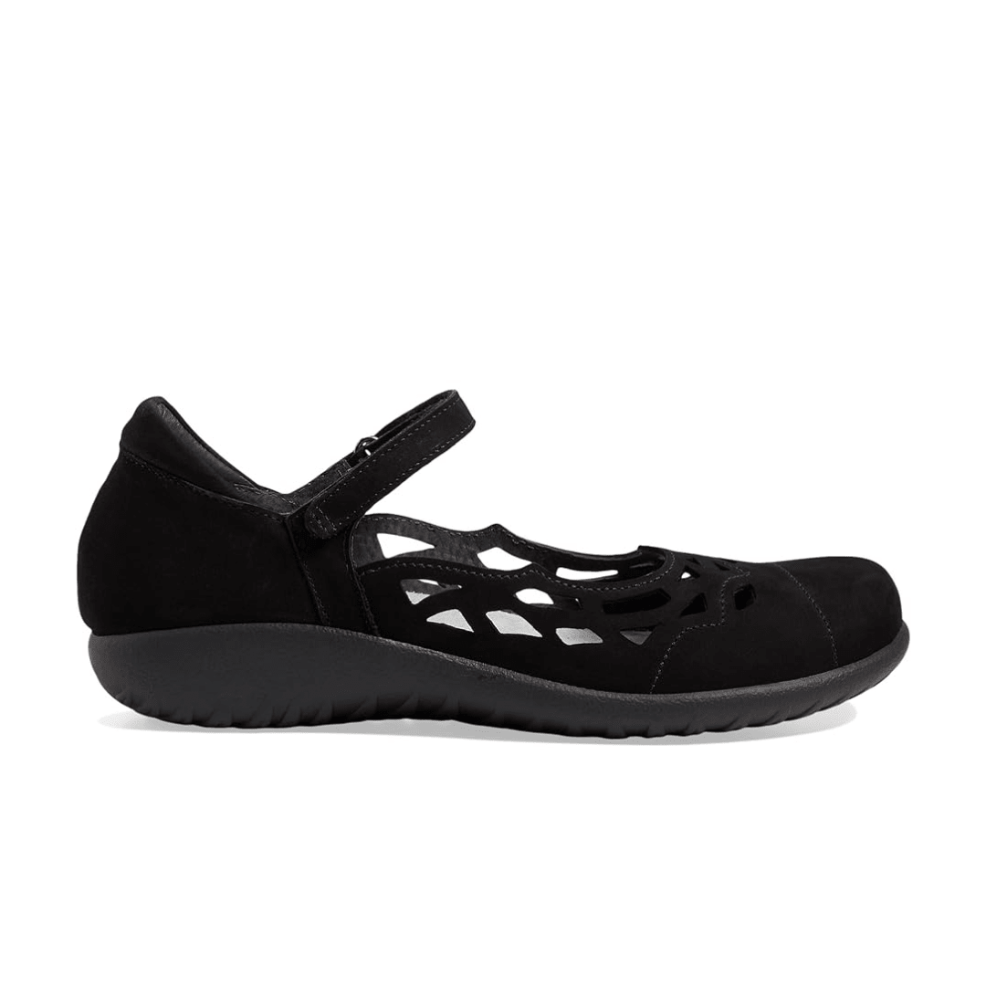 Naot Women's Agathis - Black Velvet Nubuck