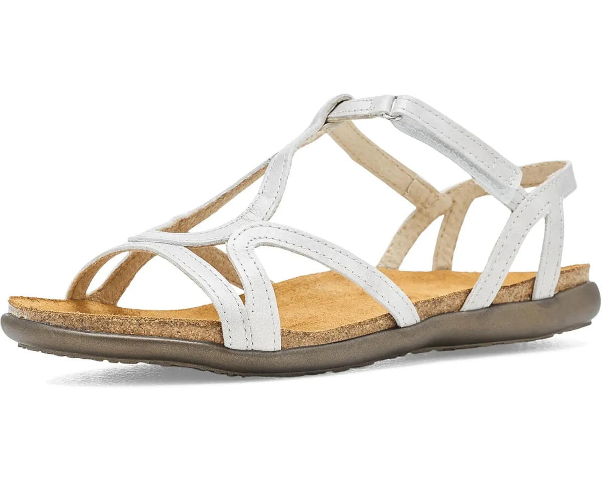 Naot Women's Dorith Sandal - Quartz Metallic Leather