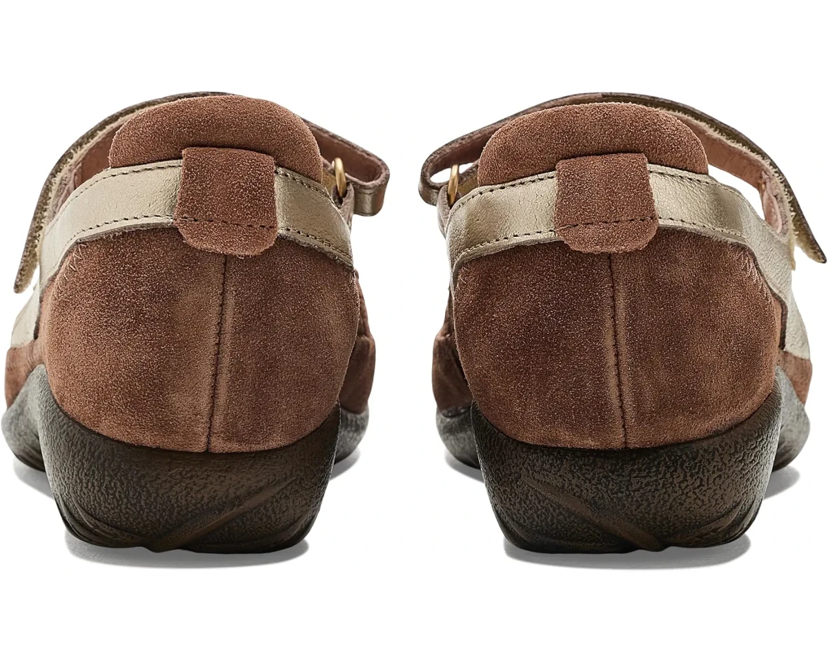 Naot Women's Kirei Mary Jane - Rosewood/Brown Cedar/Gold