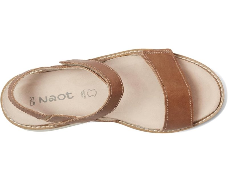 Naot Women's Meringue - Latte Brown Leather
