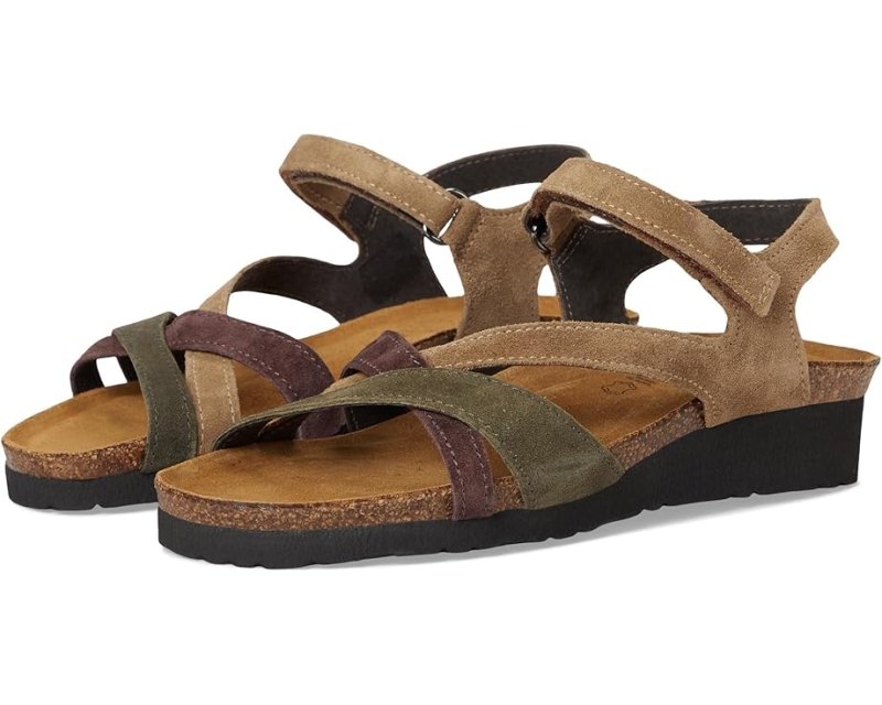 Naot Women's Sophia - Acorn/Olive/Cordovan