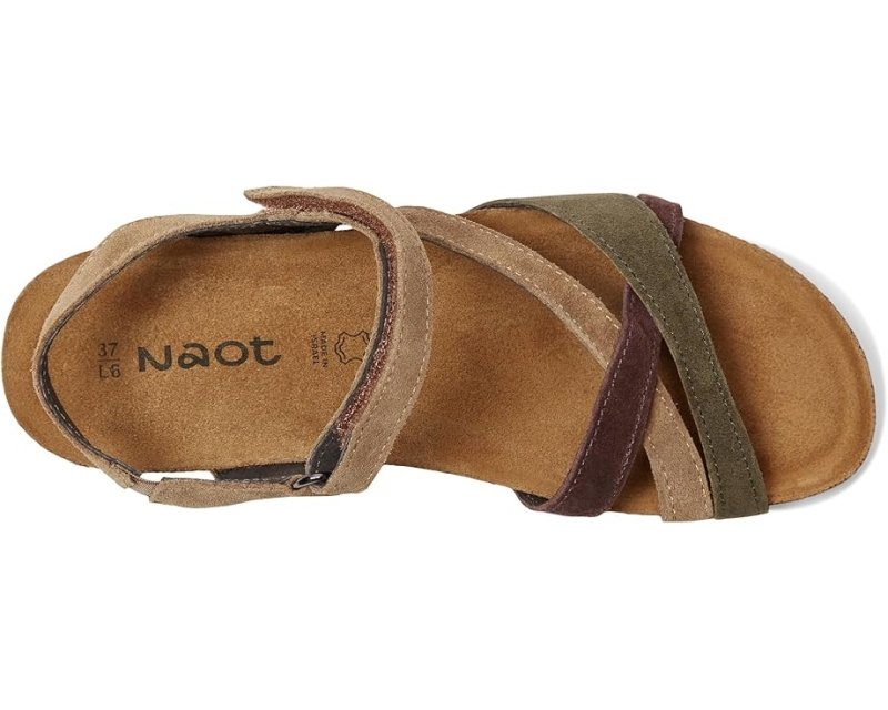Naot Women's Sophia - Acorn/Olive/Cordovan