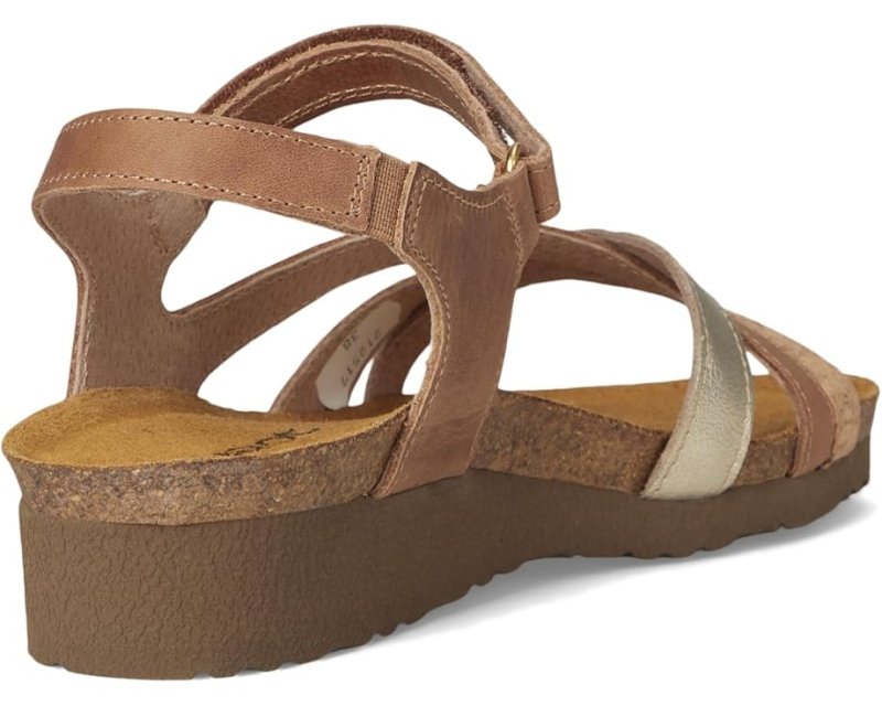 Naot Women's Sophia - Latte/Cork/Radiant Gold