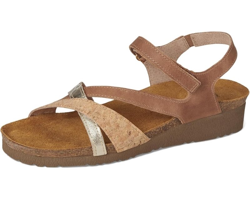 Naot Women's Sophia - Latte/Cork/Radiant Gold