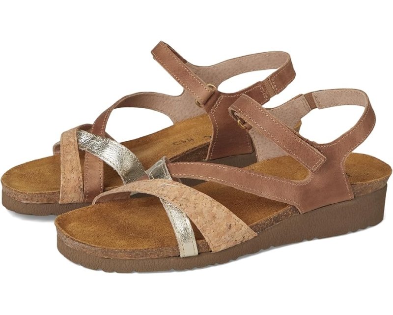 Naot Women's Sophia - Latte/Cork/Radiant Gold