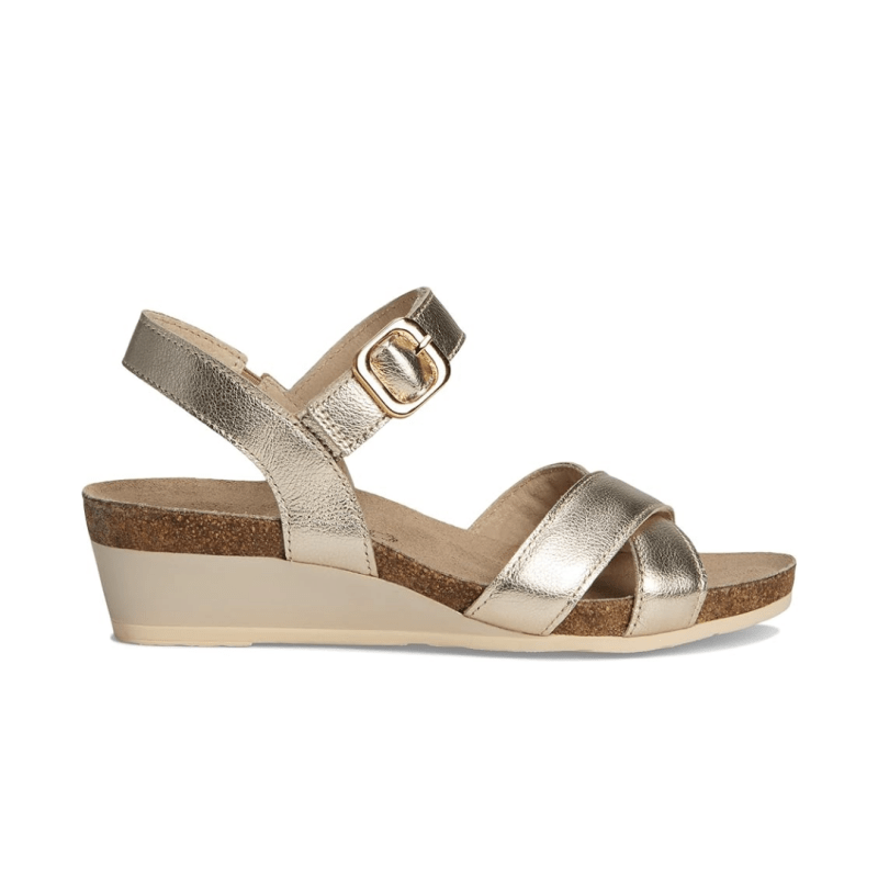 Naot Women's Throne - Gold Radiant Leather