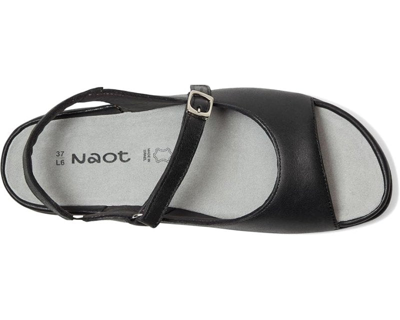 Naot Women's Toka - Black Shiny Leather