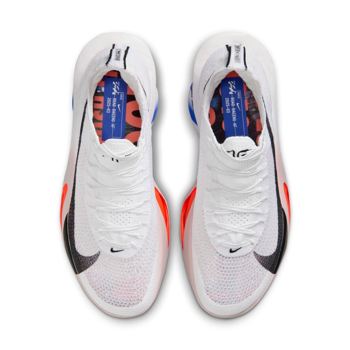 Nike Men's Alphafly 3 Racing Shoes - White/Black/Platinum Violet/Silt Red