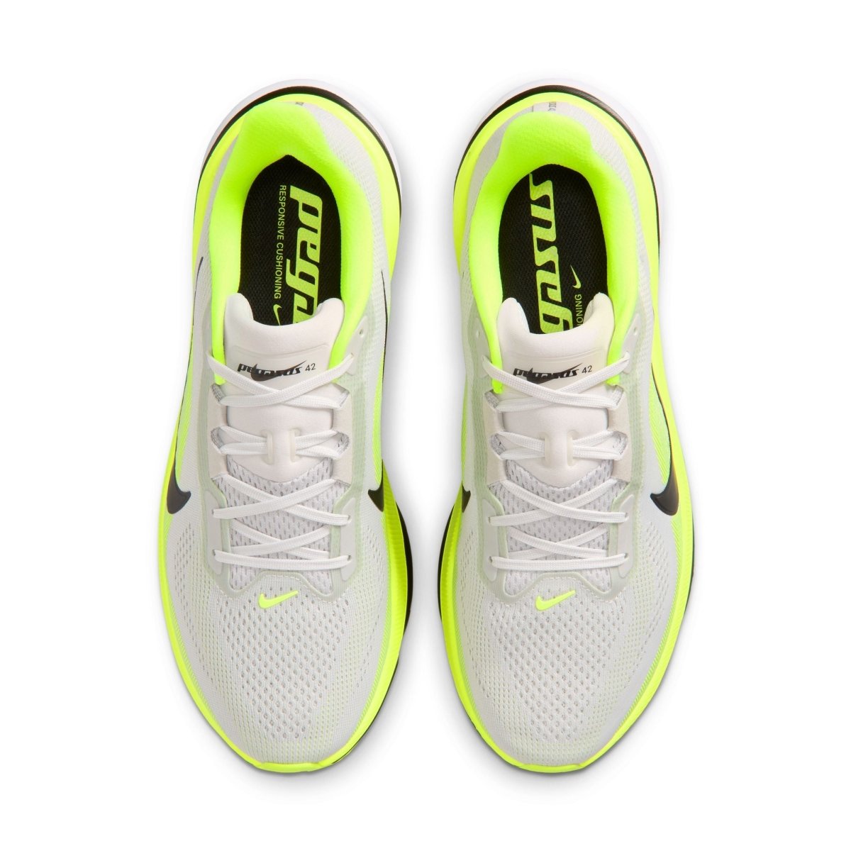 Nike Men's Pegasus 42 Running Shoes - Photon Dust/Black/Volt/White