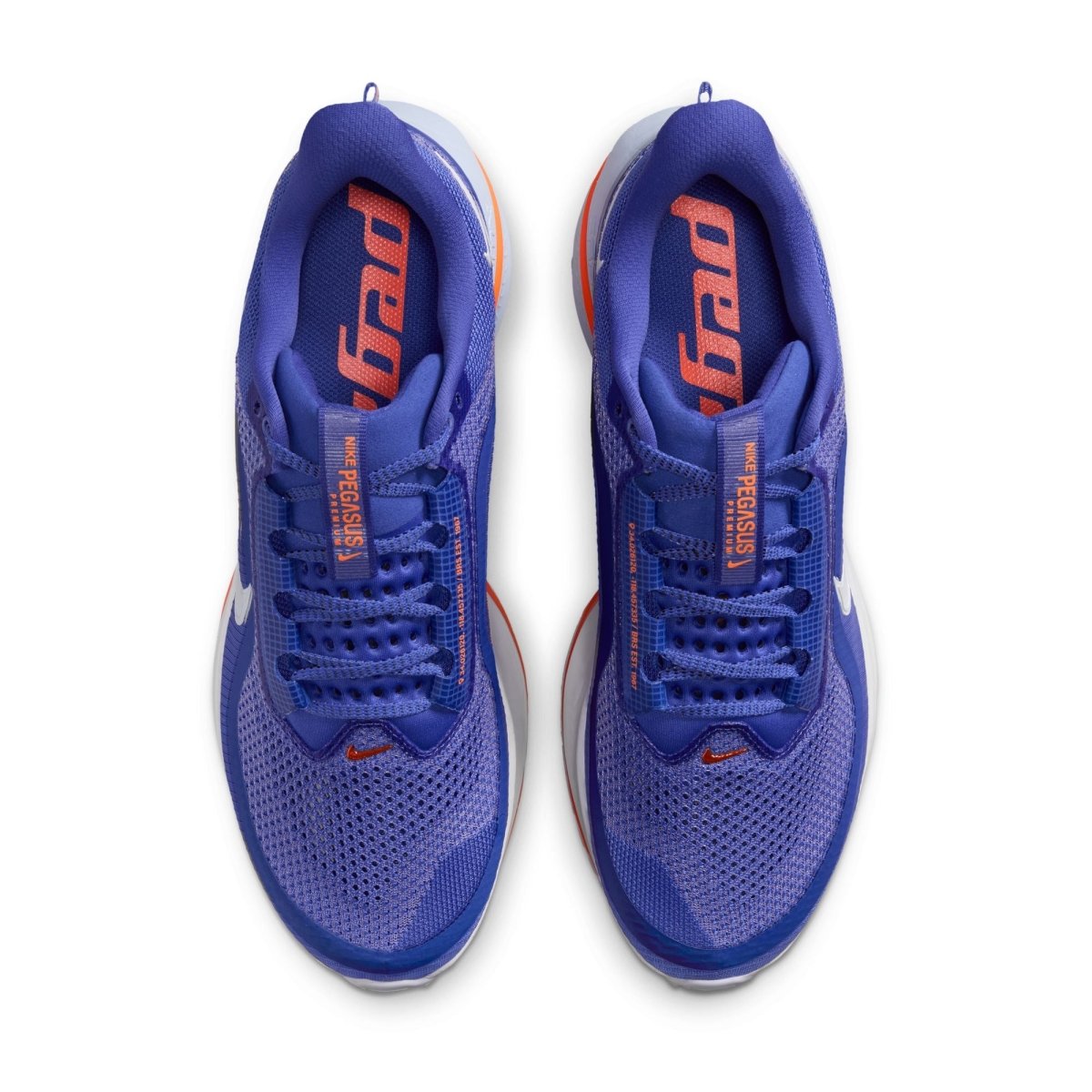Nike Men's Pegasus Premium Running Shoes - Lapis/White/Total Orange/Off Noir